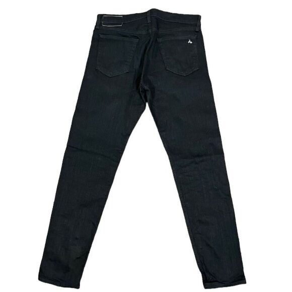 Rag & Bone Fit 1 Men's Stretch Extra Slim Black Jeans Size 32x30 - Picture 7 of 14